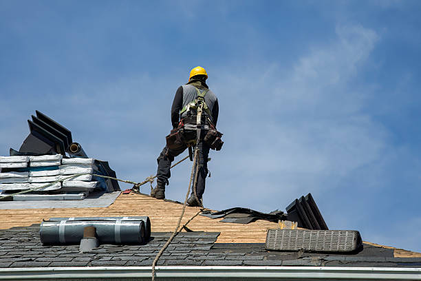 Professional Flat Roof Repair technician working in Olema, CA
